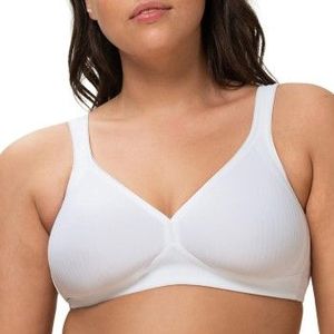 Triumph niet-voorgevormde bh zonder beugel Modern Soft+Cotton wit