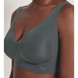 Bralette - Zwart - Microvezel - Beugelloos Met Uitneembare Pads