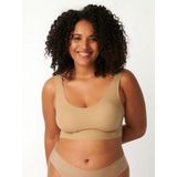 Sloggi - Zero Feel Top - Naadloze Bh - Huidskleur - 70% Polyamide, 30% Elastaan
