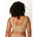 Sloggi - Zero Feel Top - Naadloze Bh - Huidskleur - 70% Polyamide, 30% Elastaan