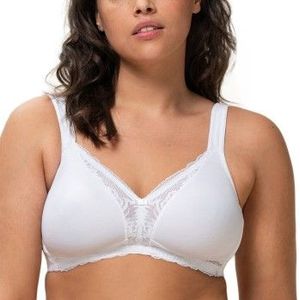 Triumph Modern Lace+Cotton N Damesbeha (1 stuk), Wit.