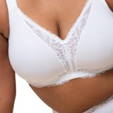 Triumph - Modern Lace + Cotton - Bralette - Zwart - Katoen