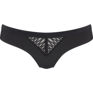 Triumph - Aura Spotlight - Braziliaanse Slip - Zwart - 89% Polyamide, 11% Elastaan, OEKO-TEX® STANDARD 100