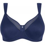 Bralette - Deep Water - Jersey - Tule - Met Beugel