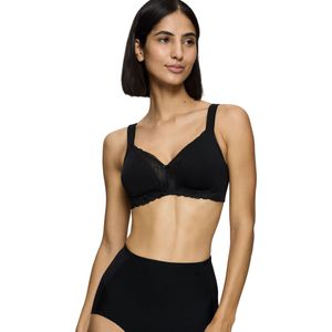 Triumph Modern Lace + Cotton N damesbeha (1 stuk), zwart.