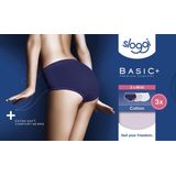 Sloggi - Basic+ Midi Onderbroek - 3-Pack - Dames - Katoen