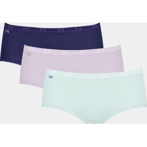 Sloggi - Basic+ Midi Onderbroek - 3-Pack - Dames - Katoen