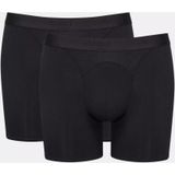 Sloggi - EVER Soft - Boxershort - Zwart - Korte Pijp - 2-pack