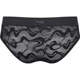 Hipsters - Zwart - Elastisch - Aansluitende Pasvorm