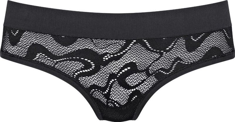 Hipsters - Zwart - Elastisch - Aansluitende Pasvorm