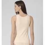 GO - Dames Hemden - 2-Pack - Biologisch Katoen - Ronde Hals - Creme