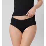 Onderbroeken dames 2-pack Basic Midi GO organische slip  - Zwart