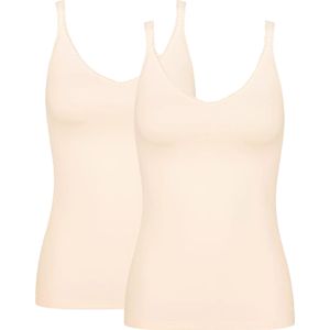 Sloggi Hemd GO Shirt 01 C2P zachte kantdetails (2 stuks, Set van 2)