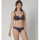 TRIUMPH BH 'Wild Peony Florale'  donkergrijs