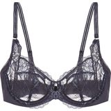 TRIUMPH BH 'Wild Peony Florale'  donkergrijs