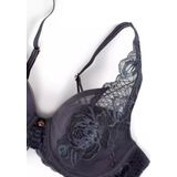 Triumph - Wild Peony Florale - Vrouwenbeha - Ademend - Gewatteerd - Hoge Apex Halslijn