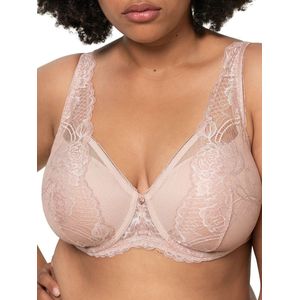 Bralette - Wild Peony Florale - Bronzen Motief - Zachte Modal Stof