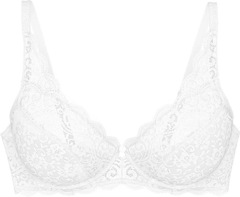 TRIUMPH - Amourette - Omsluitende BH - Wit - 55% Polyamide, 24% Élasthanne, 13% Polyester, 8% Lyocell