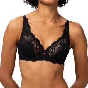 Cupido - Balconette BH - Zwart - Kant - Volle Cup