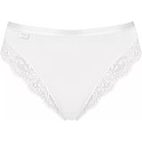 Romance Tai - Kanten Dames Heup Slip - Wit - Kanten
