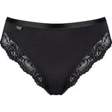 Romance Tai - Kanten Dames Heup Slip - Zwart - Kanten Onderbroek