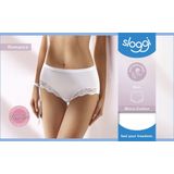 Sloggi - Romance Maxi - Kanten Dames Taille Slip - Wit