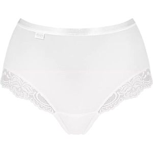 Sloggi - Romance Maxi - Kanten Dames Taille Slip - Wit