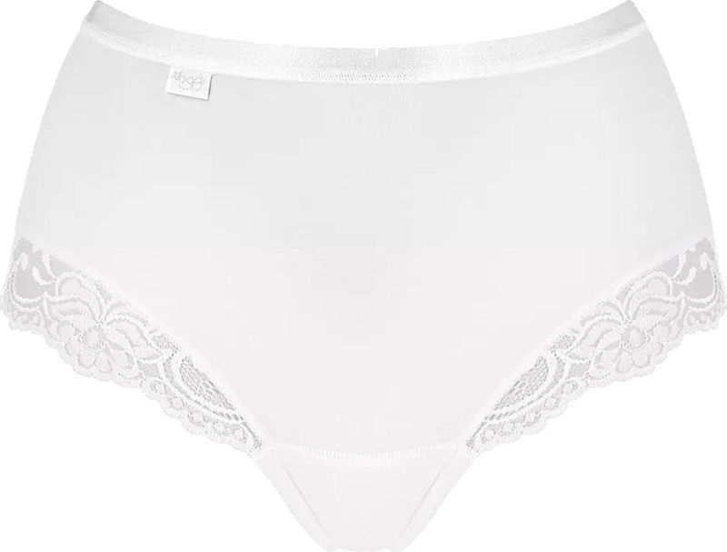 Sloggi - Romance Maxi - Kanten Dames Taille Slip - Wit