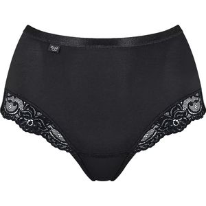 Sloggi - Romance Maxi - Dames Slip - Zwart - 1-Pack