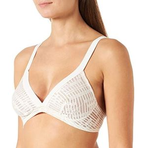 S by sloggi Seven Soft Bra damesbeha, ecru wit, S, Natuurlijke kleuren/wit