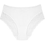 Sloggi T-shirt ronde hals - 0003 White (M) - Heren Volwassenen - Katoen elastaan- 10205202-0003