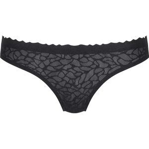 Sloggi Women ZERO Feel Lace 2.0 Brazil Panty (1-pack), dames slip, zwart