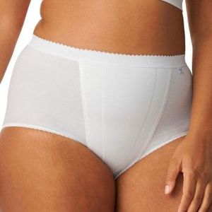 Sloggi - Control - Dames Maxi Slip - Zwart - 94% Katoen, 6% Elastaan - Verpakking van 2