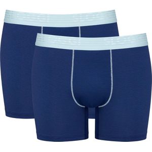 Sloggi Men EVER Cool Short, heren boxershort korte pijp (2-pack), blauw - Maat: S