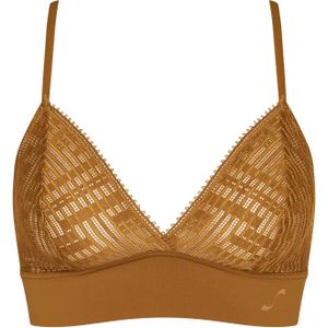 S by sloggi Seven Longline Bralette voor dames, Honey Gold (7126), XS