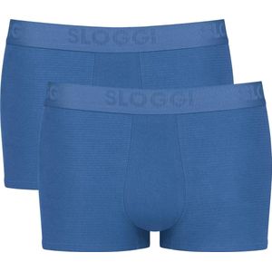 Sloggi Men FREE Evolve Hipster - heren boxershort korte pijp (2-pack) - kobaltblauw - Maat: S