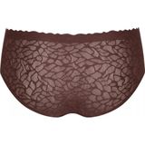 Sloggi - ZERO Feel Lace 2.0 - Dames Slip - Donkerbruin - 1-pack