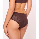 Sloggi - ZERO Feel Lace 2.0 - Dames Slip - Donkerbruin - 1-pack