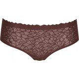 Sloggi - ZERO Feel Lace 2.0 - Dames Slip - Donkerbruin - 1-pack