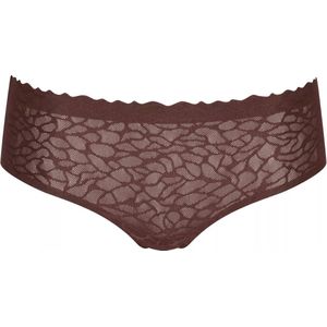 Sloggi - ZERO Feel Lace 2.0 - Dames Slip - Donkerbruin - 1-pack