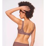 SLOGGI - Zero Feel - BH zonder Beugels - Cacao - 60% Polyamide, 40% Elasthan