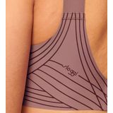 SLOGGI - Zero Feel - BH zonder Beugels - Cacao - 60% Polyamide, 40% Elasthan