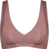 SLOGGI - Zero Feel - BH zonder Beugels - Cacao - 60% Polyamide, 40% Elasthan