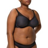Triumph - Infinite Sensation W01 - Bh - Zwart - Microvezel - Ongevoerde Cups