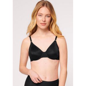 Balconette BH - Zwart - Microtouch - Naadloos Met Beugel