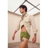 Sloggi - GO - Heren Boxershort - Bruin en Olijfgroen - Katoen en Lycra