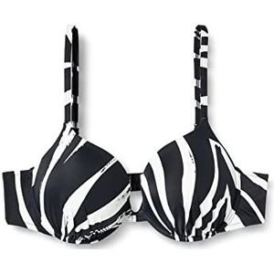 Triumph Vrouwen Summer Mix & Match WHU 01 pt Bikini, White-Dark Combination, 36B, Wit - Dark Combination, 36