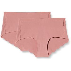 Sloggi Zero Modal 2.0 H Shorts 2p Damesshorts, Chocolade, L