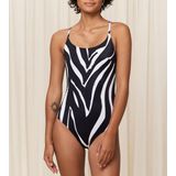 Triumph - Summer Mix & Match - Dames Badpak - Zwart - Gevoerd - Verstelbare Bandjes