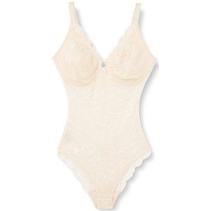 Body - Zwart - Kanten Stretchstof - Licht Vormend Effect